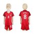 USA #8 Dempsey Away Kid Soccer Country Jersey