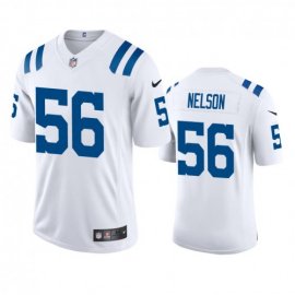 Indianapolis Colts #56 Quenton Nelson Mens Nike White 2020 Vapor Limited Jersey