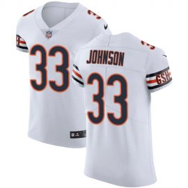 Nike Chicago Bears #33 Jaylon Johnson White Mens Stitched NFL New Elite Jersey