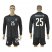 Italy #25 Marchetti Black Long Sleeves Goalkeeper Soccer Country Jersey
