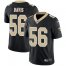 Nike New Orleans Saints #56 DeMario Davis Black Team Color Mens Stitched NFL Vapor Untouchable Limited Jersey