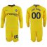 Chelsea Personalized Away Long Sleeves Soccer Club Jersey
