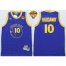 Warriors #10 Tim Hardaway Blue New Throwback The Finals Patch Stitched NBA Jersey