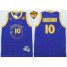 Warriors #10 Tim Hardaway Blue New Throwback The Finals Patch Stitched NBA Jersey