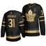 Adidas Toronto Maple Leafs #31 Frederik Andersen Mens 2019 Black Golden Edition OVO Branded Stitched NHL Jersey