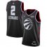 Mens Nike Toronto Raptors #2 Kawhi Leonard Black Basketball Jordan Swingman 2019 All-Star Game Jersey