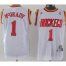 Houston Rockets 1 Tracy McGrady White Swingman Jersey Cheap
