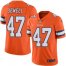Nike Denver Broncos #47 Josey Jewell Orange Mens Stitched NFL Limited Rush Jersey