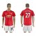 Manchester United #27 Fellaini Red Home Soccer Club Jersey