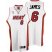 Miami Heat 6 LeBron James White Jerseys Cheap