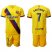 Barcelona #7 Coutinho Away Soccer Club Jersey