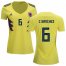 Womens Colombia #6 C.Sanchez Home Soccer Country Jersey