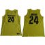Oregon Ducks #24 Dillon Brooks Yellow Basketball PAC-12 Patch Stitched NCAA Jersey
