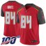 Nike Tampa Bay Buccaneers #84 Cameron Brate Red Team Color Mens Stitched NFL 100th Season Vapor Untouchable Limited Jersey