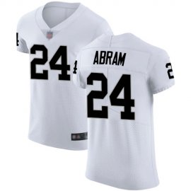 Nike Las Vegas Raiders #24 Johnathan Abram White Mens Stitched NFL Vapor Untouchable Elite Jersey
