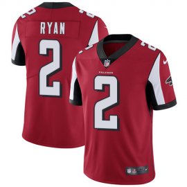 Nike Atlanta Falcons #2 Matt Ryan Red Team Color Mens Stitched NFL Vapor Untouchable Limited Jersey
