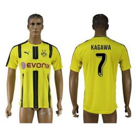 Dortmund #7 Kagawa Home Soccer Club Jersey