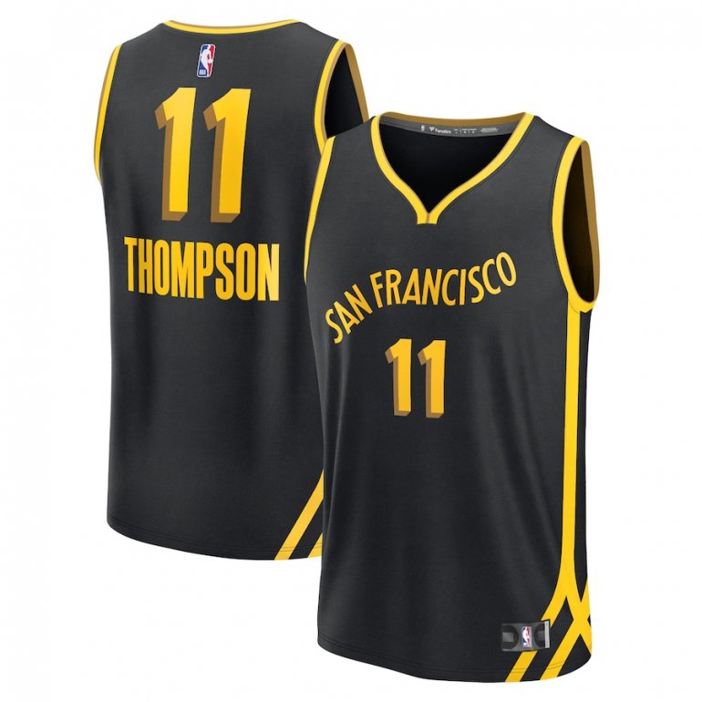 Klay Thompson Golden State Warriors Fanatics Branded Unisex 2023/24 Fast Break Jersey – Black – City Edition Klay Thompson Golden State Warriors Fanatics Branded Unisex 2023/24 Fast Break Jersey – Black – City Edition