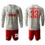 Juventus #33 Bernardeschi Away Long Sleeves Soccer Club Jersey