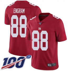Nike New York Giants #88 Evan Engram Red Alternate Mens Stitched NFL 100th Season Vapor Limited Jersey