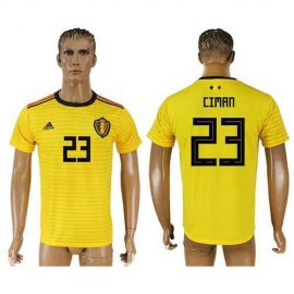 Belgium #23 Ciman Away Soccer Country Jersey
