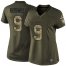 Nike Pittsburgh Steelers #9 Chris Boswell Green Womens Stitched NFL Limited 2015 Salute to Service Jersey