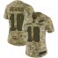 Nike Philadelphia Eagles #18 Jalen Reagor Camo Womens Stitched NFL Limited 2018 Salute To Service Jersey