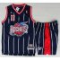 Houston Rockets 11 YAO Blue Hardwood Classics Revolution 30 NBA Jerseys Shorts Suits Cheap