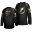 Adidas Tampa Bay Lightning #77 Victor Hedman Mens 2019 Black Golden Edition Authentic Stitched NHL Jersey