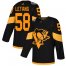 Adidas Pittsburgh Penguins #58 Kris Letang Black Authentic 2019 Stadium Series Stitched NHL Jersey