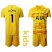 Tottenham Hotspur #1 Lloris Yellow Goalkeeper Kid Soccer Club Jersey