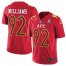 Nike New York Jets #92 Leonard Williams Red Youth Stitched NFL Limited AFC 2017 Pro Bowl Jersey