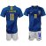 Brazil #11 P.Coutinho Away Kid Soccer Country Jersey