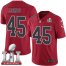 Nike Atlanta Falcons #45 Deion Jones Red Super Bowl LI 51 Youth Stitched NFL Limited Rush Jersey