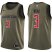 Mens Nike Washington Wizards #3 Bradley Beal Green Salute to Service NBA Swingman Jersey