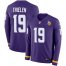 Nike Minnesota Vikings #19 Adam Thielen Purple Team Color Youth Stitched NFL Limited Therma Long Sleeve Jersey