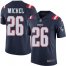 Nike New England Patriots #26 Sony Michel Navy Blue Mens Stitched NFL Limited Rush Jersey