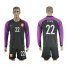 Holland #22 Vorm Black Goalkeeper Long Sleeves Soccer Country Jersey