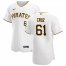 Pittsburgh Pirates #61 Oneil Cruz Mens Nike White Home 2020 Authentic Player MLB Jersey