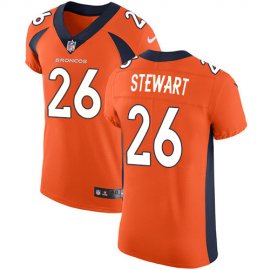 Nike Denver Broncos #26 Darian Stewart Orange Team Color Mens Stitched NFL Vapor Untouchable Elite Jersey