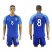 Brazil #8 Augusto Blue Soccer Country Jersey