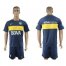 Boca Juniors Blank Home Soccer Club Jersey