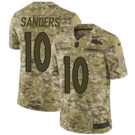 Nike Denver Broncos #10 Emmanuel Sanders Camo Mens Stitched NFL Limited 2018 Salute To Service Jersey