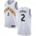 Mens Nike Toronto Raptors #2 Kawhi Leonard White NBA Swingman City Edition 2018-19 Jersey