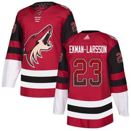 Adidas Arizona Coyotes #23 Oliver Ekman-Larsson Maroon Home Authentic Drift Fashion Stitched NHL Jersey