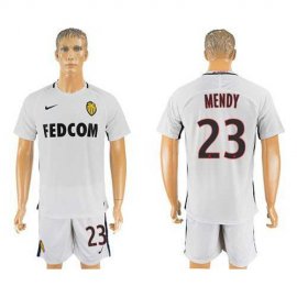 Monaco #23 Mendy Away Soccer Club Jersey