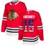 Adidas Chicago Blackhawks #15 Artem Anisimov Red Home Authentic USA Flag Stitched NHL Jersey