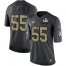 Nike Kansas City Chiefs #55 Frank Clark Black Mens Super Bowl LV Bound Stitched NFL Limited 2016 Salute to Service Jersey