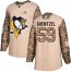 Adidas Pittsburgh Penguins #59 Jake Guentzel Camo Authentic 2017 Veterans Day Stitched NHL Jersey