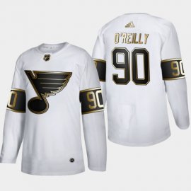 St. Louis Blues #90 Ryan OReilly Mens Adidas White Golden Edition Limited Stitched NHL Jersey